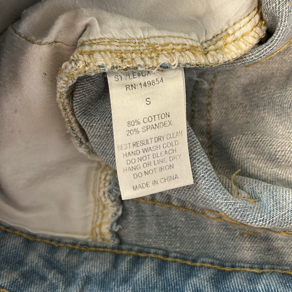 NWT asymmetrical  jean skirt - Picture 7 of 10